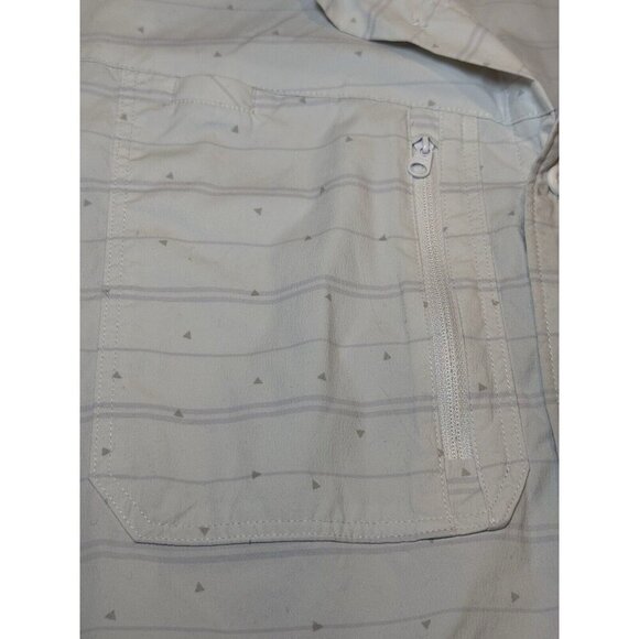 Men's Under Armour Loose Fit Logo Shirt Light Gray White Sz L - Picture 6 of 8